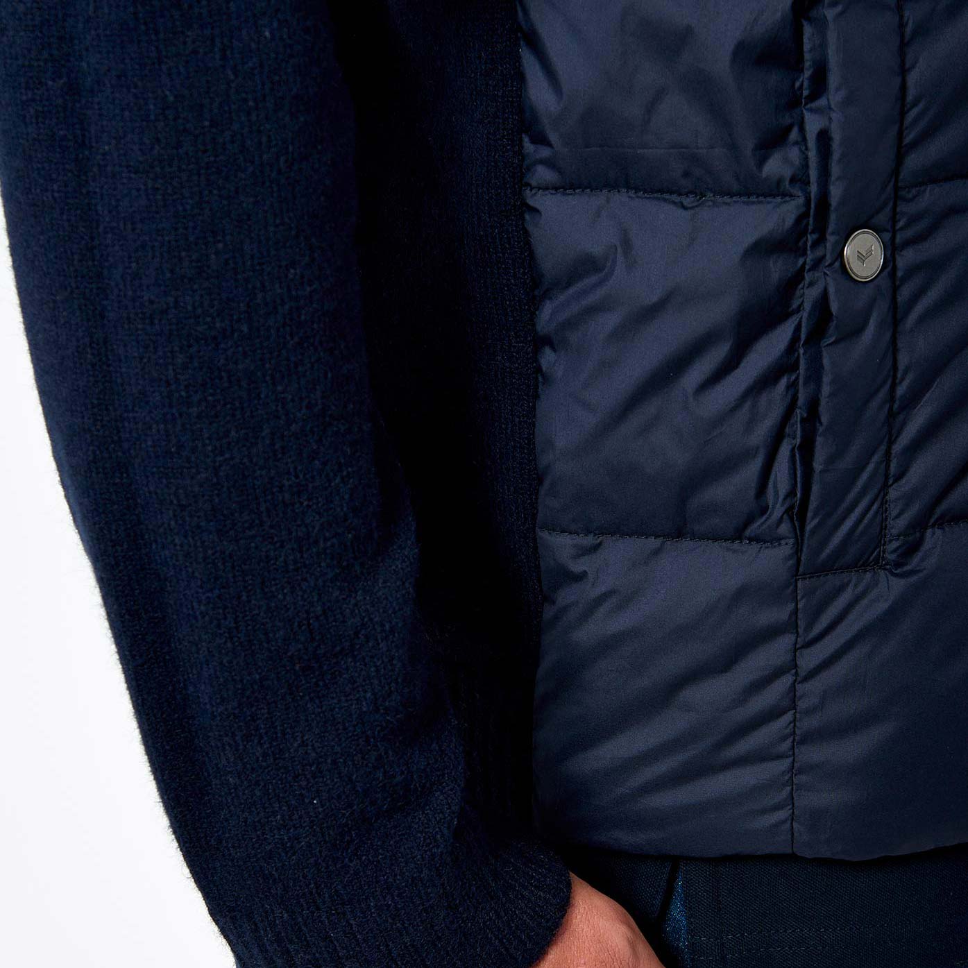 NUZIO  Gilet bleu Homme