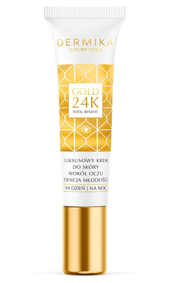 „Dermika Luxury Gold 24K“ prabangus paakių kremas „Jaunystės esmė“