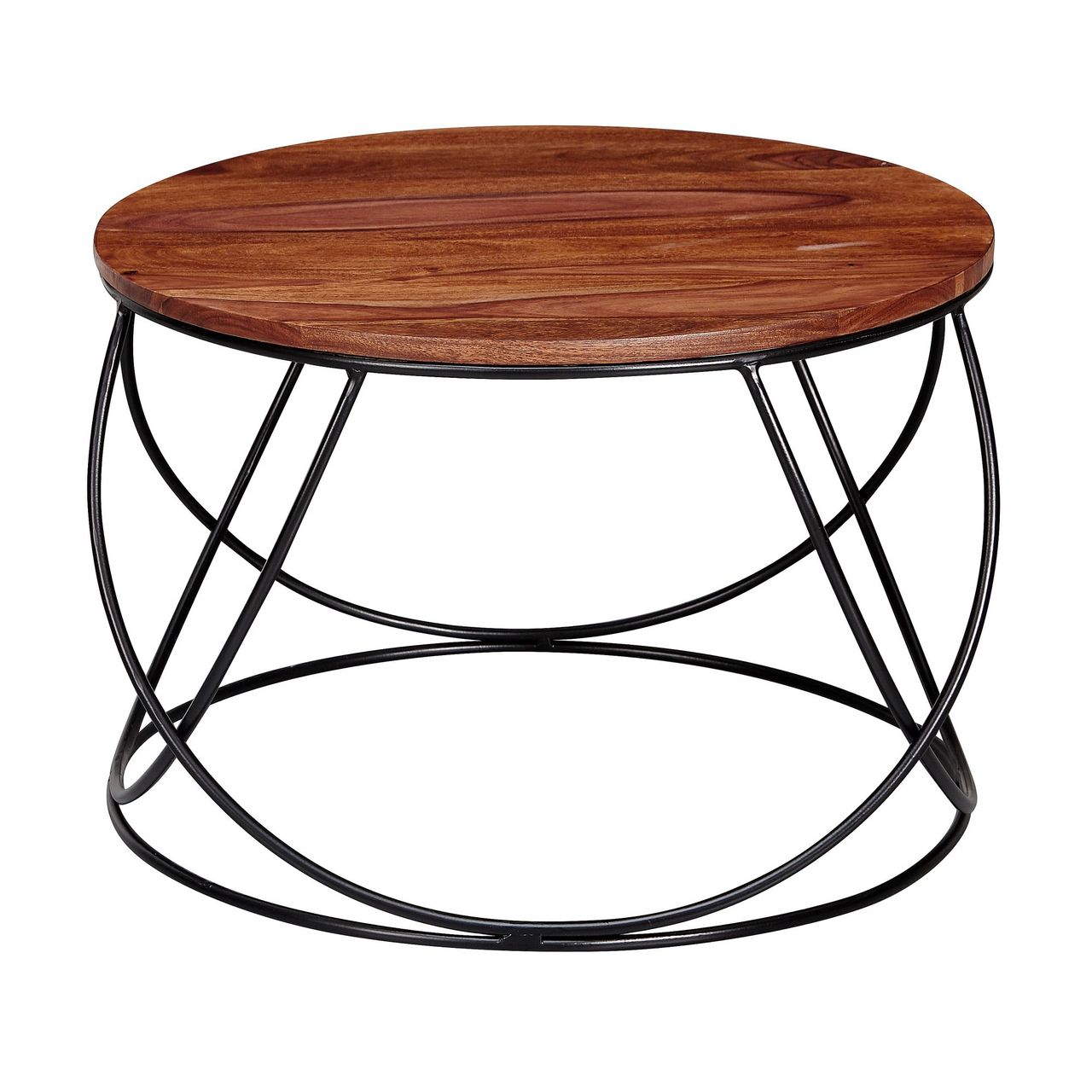 Wohnling Couchtisch 60 x 60 x 40 cm Braun