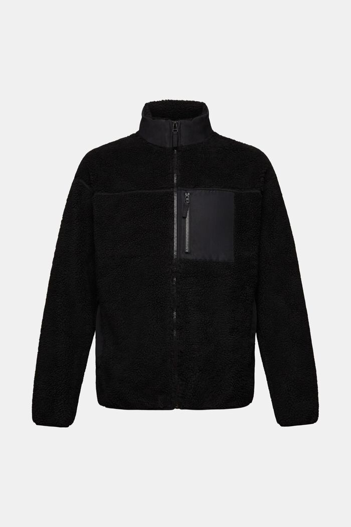 Jacke mit Teddyfell und Fleece