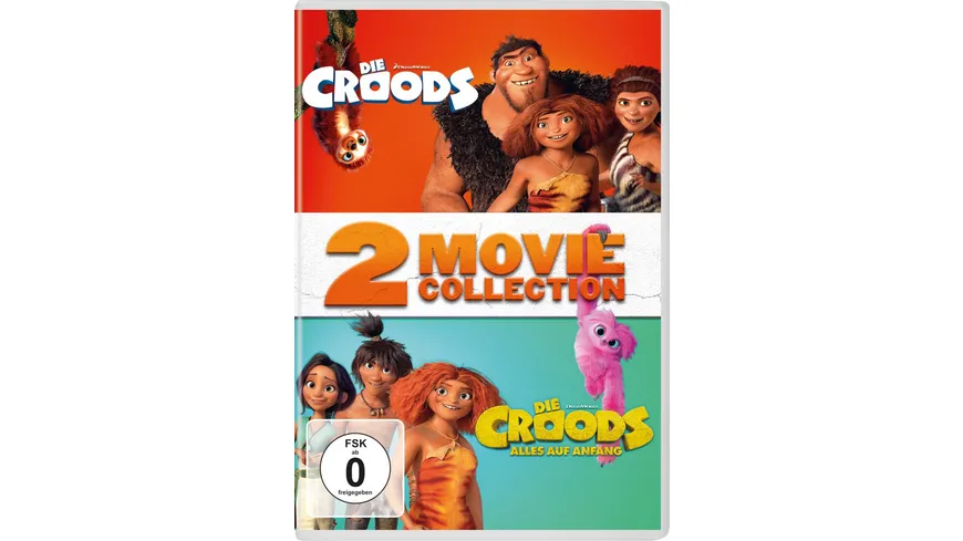 DIE CROODS 2 MOVIE COLLECTION Die Croods & Die Croods – Alles auf Anfang  [2 DVDs]