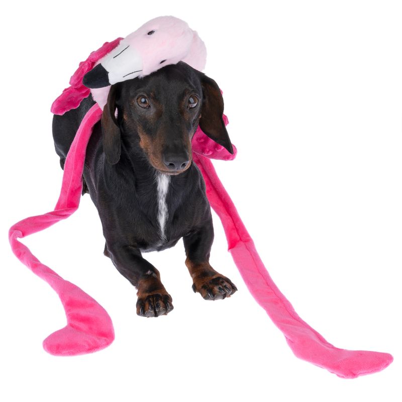 TIAKI Lisa long-legs Flamingo Hundespielzeug