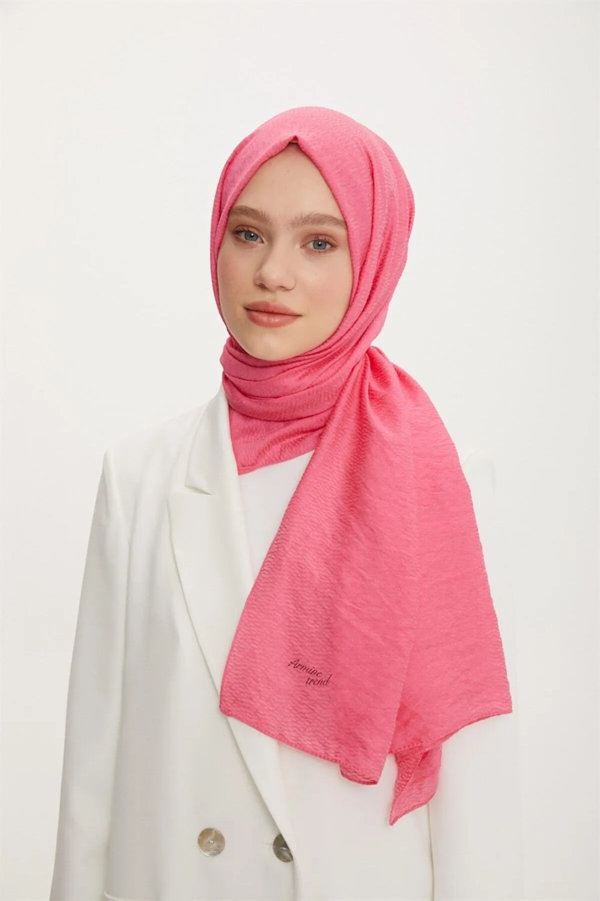 Armine  Trend Star Schal 3 Strukturiert – Ats3str-565 – Rosa