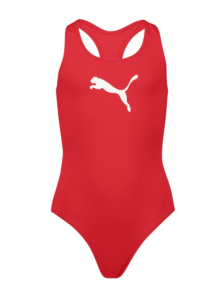 Puma Badeanzug PUMA SWIM GIRLS RACERBACK in Red günstig kaufen