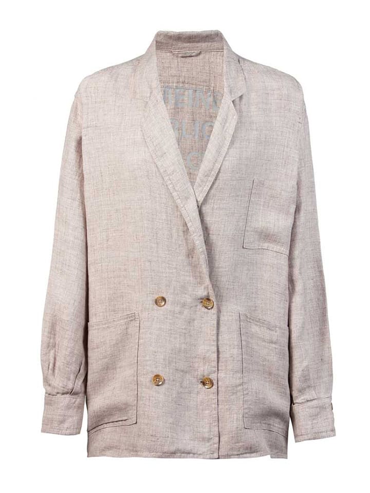 Herrlicher Leinen-Blazer in Sand günstig kaufen