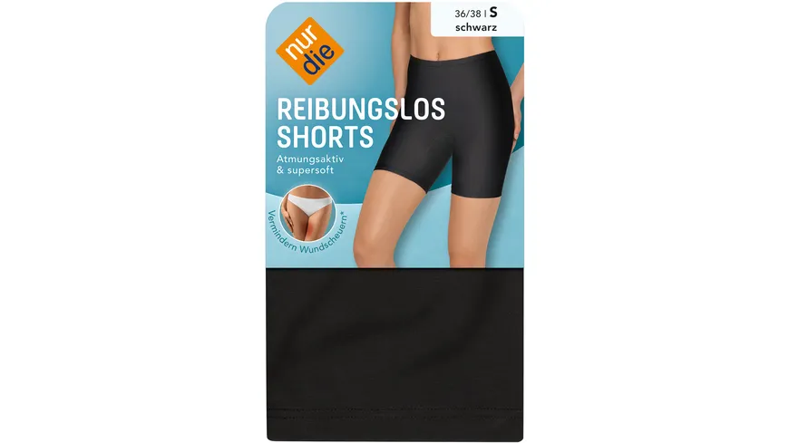NUR DIE Damen Shorts Reibungslos schwarz