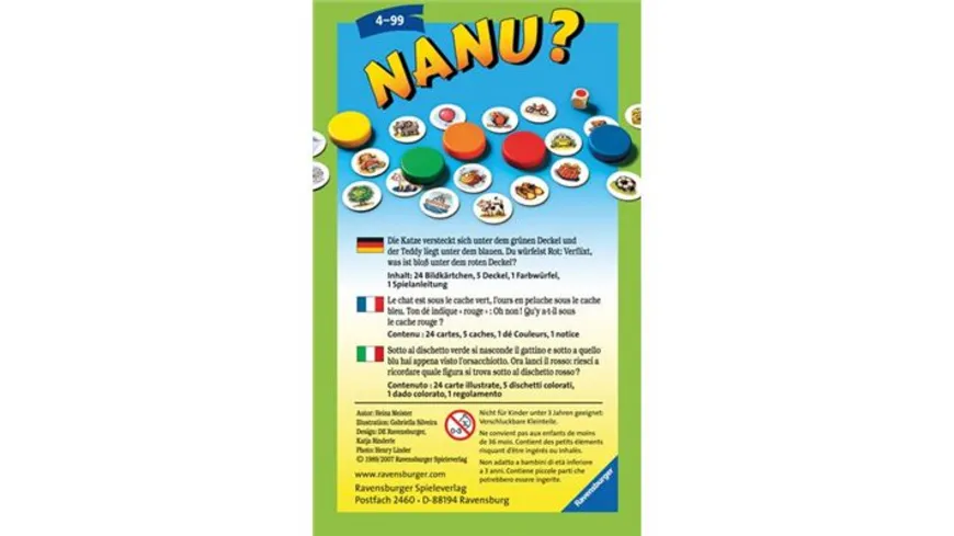 Ravensburger Spiel - Mitbringspiel Nanu?