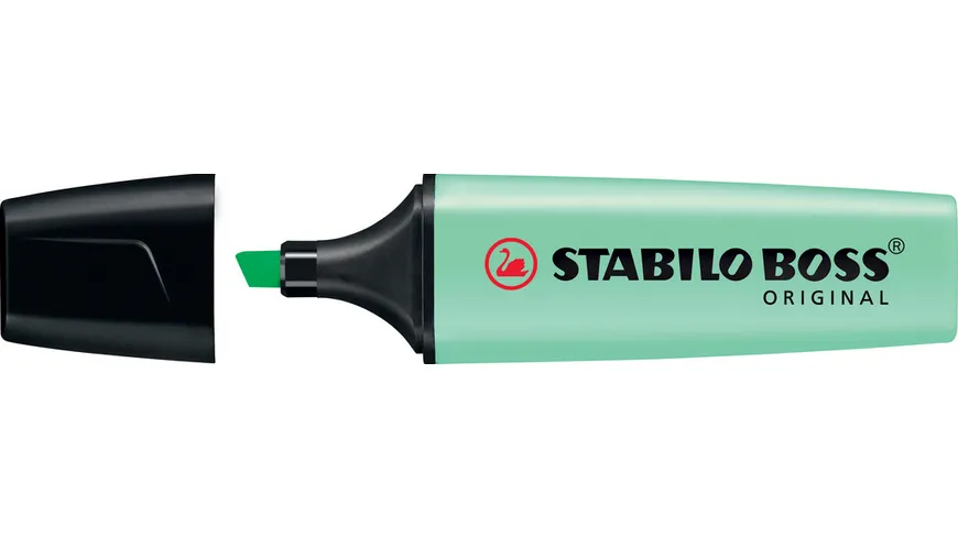STABILO® Textmarker - STABILO BOSS ORIGINAL Pastel - Einzelstift - Hauch von Minzgrün Hauch von Minzgrün