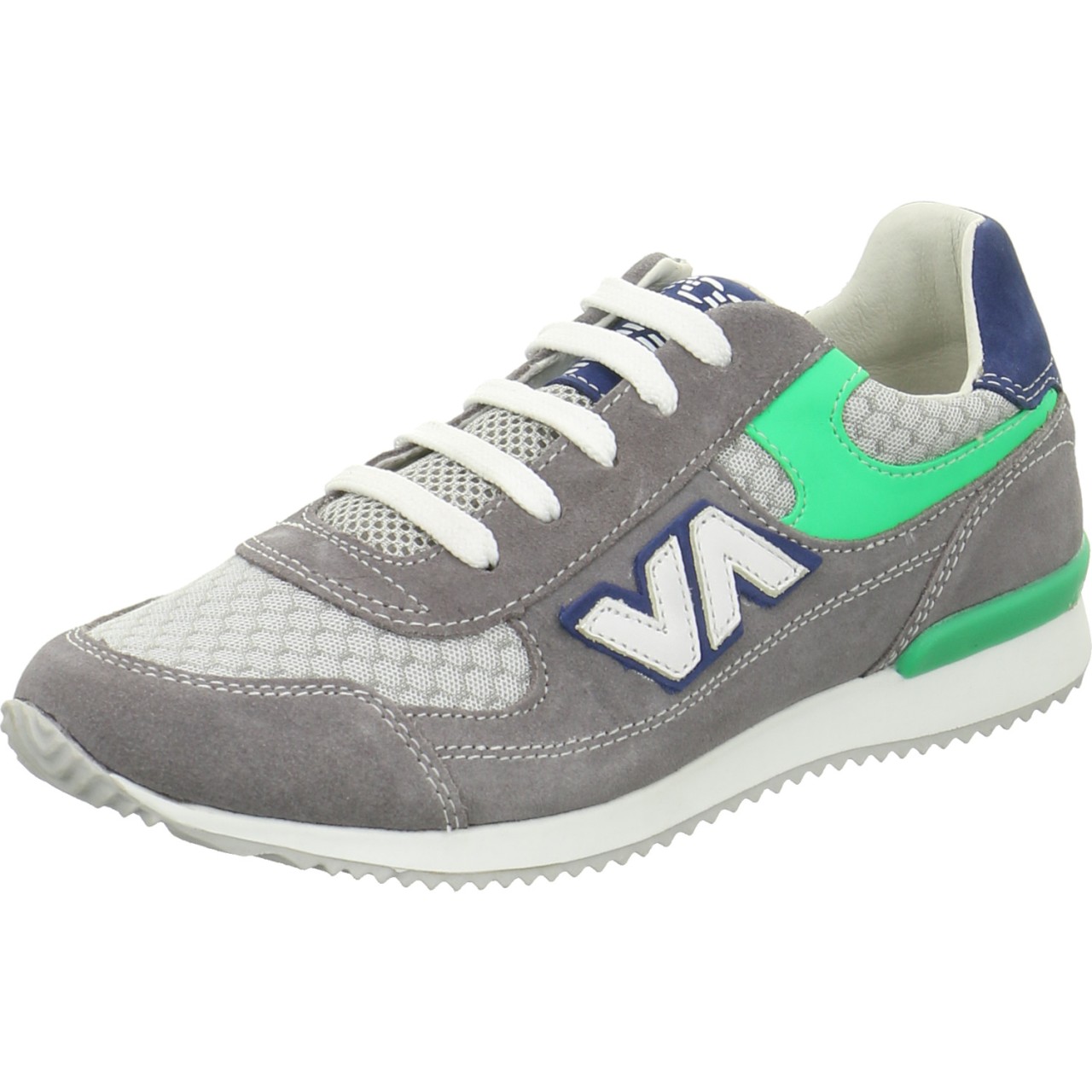 VADO Jungen Halbschuhe grau girigio