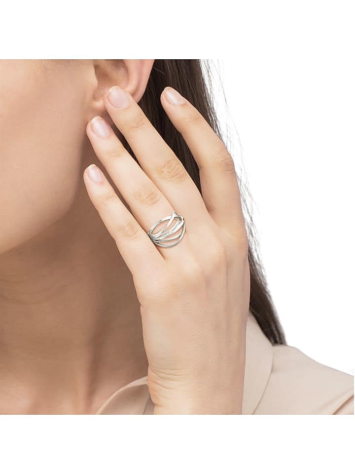 Steel_Art Ring Damen Arcus poliert in Silberfarben Poliert günstig kaufen 62