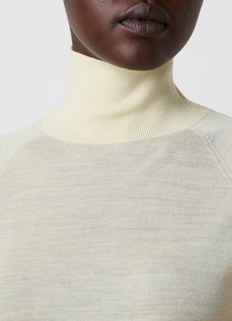 Body Alaïa z jemně pletené merino vlny s rolákem