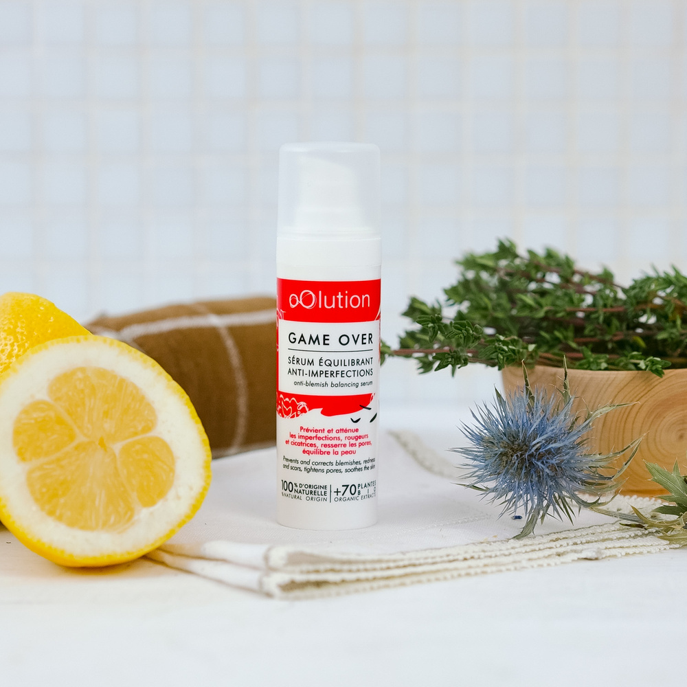 Oolution Game Over sérum équilibrant anti-imperfections