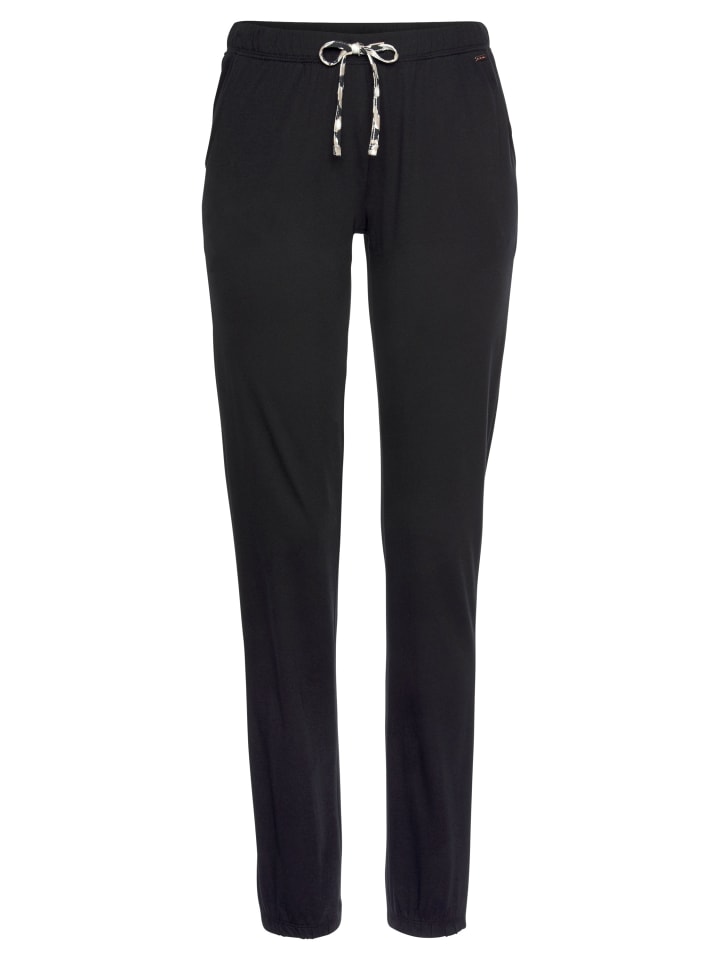 LASCANA Schlafhose in schwarz günstig kaufen