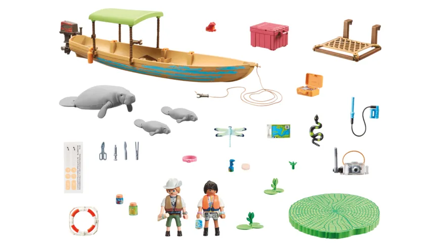PLAYMOBIL 71010 -  WILTOPIA Bootsausflug zu den Seekühen