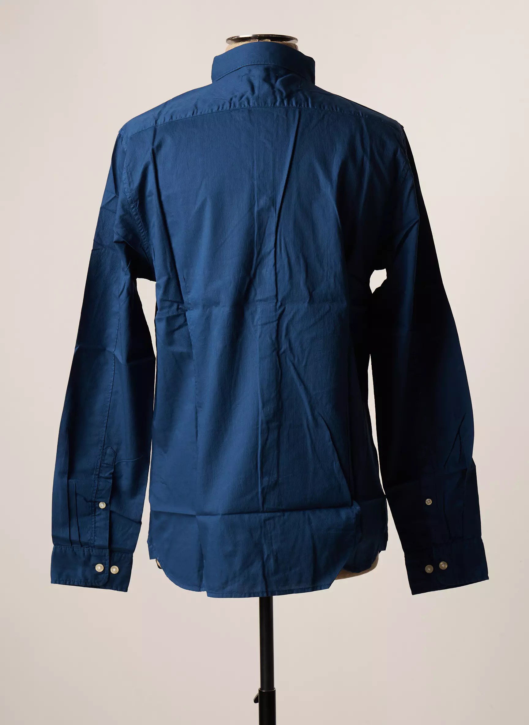 Knowledge Cotton Apparel Manches Longues Homme couleur bleu