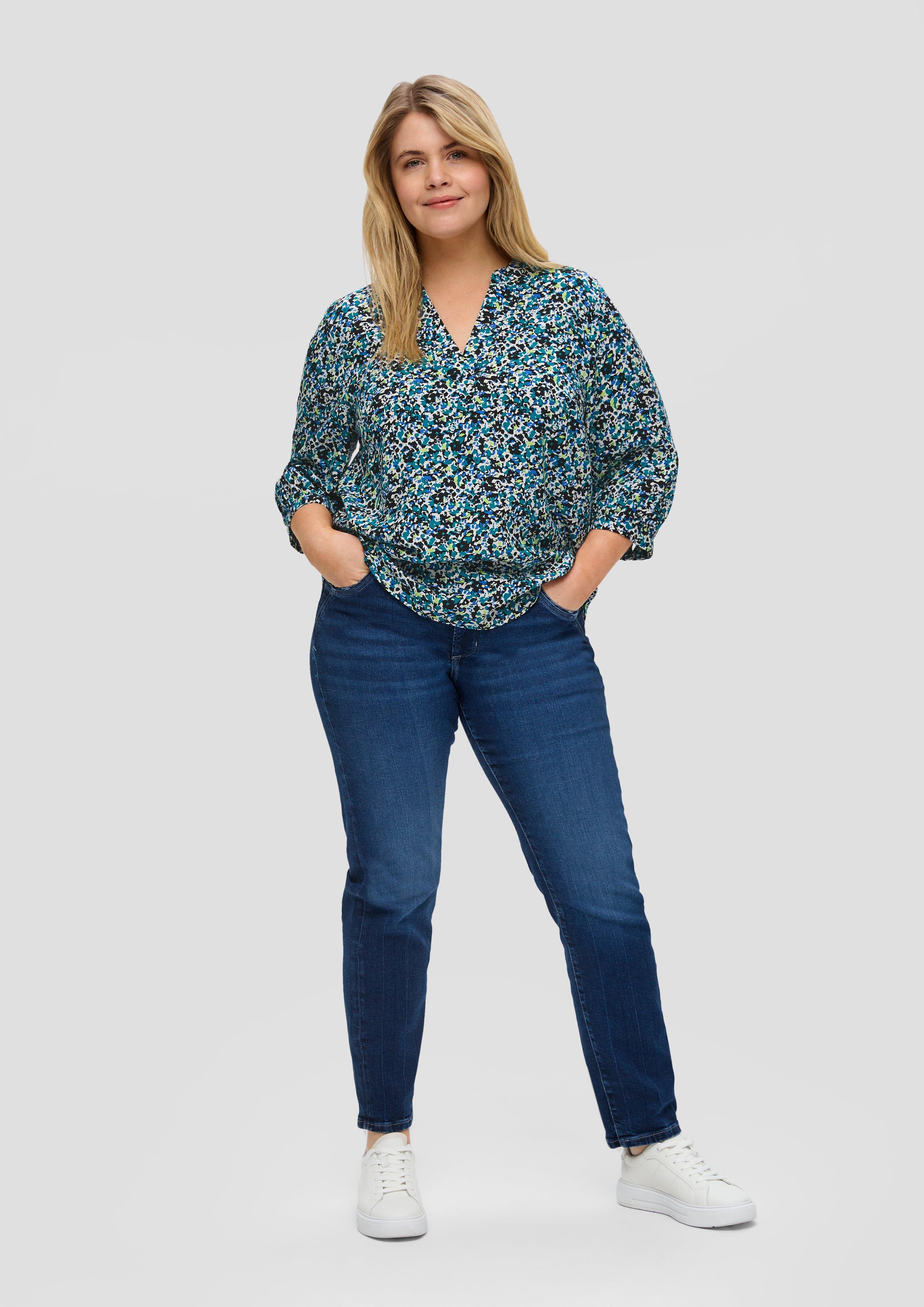 Bluse aus Viskose mit 3/4-Ärmeln  2149217-99A0