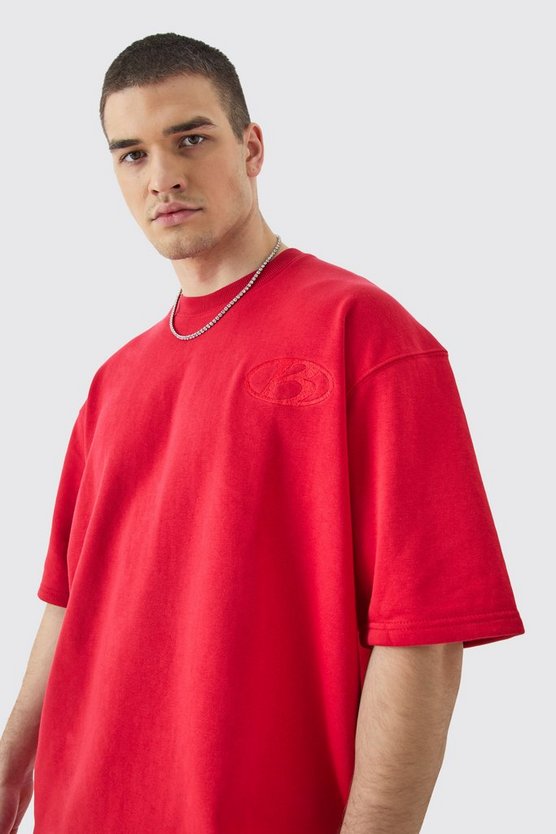 Tall kastiges Oversize Sweatshirt