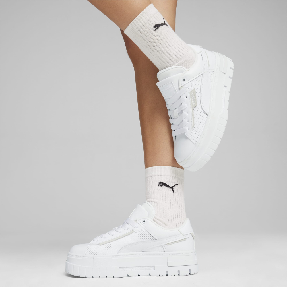 PUMA Mayze Crashed Leather 396011_01 / weiss