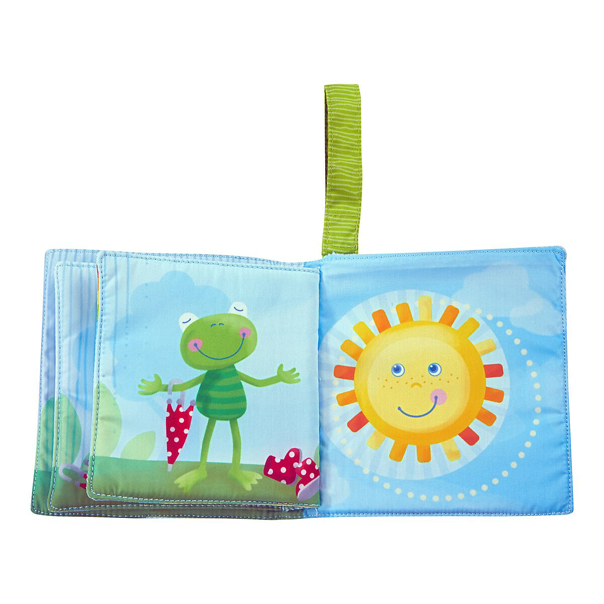 HABA 306028 Stoffbuch Regenbogenwelt