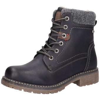 Puccetti Schnür Boots in blau