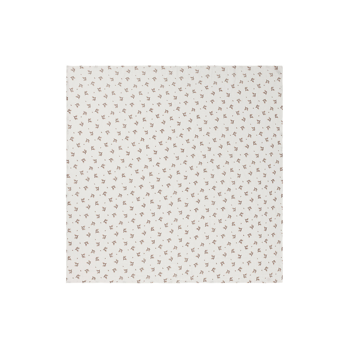 Einzelnes Mulltuch Blooming Clover 120X120 Cm Wickeltischheizstrahler