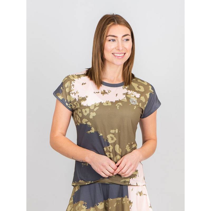 BIDI BADU Pure Wild Capsleeve Tennisshirt Damen