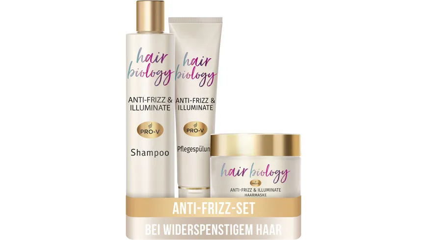 Hair Biology Set Haarpflege Anti Frizz & Illuminate