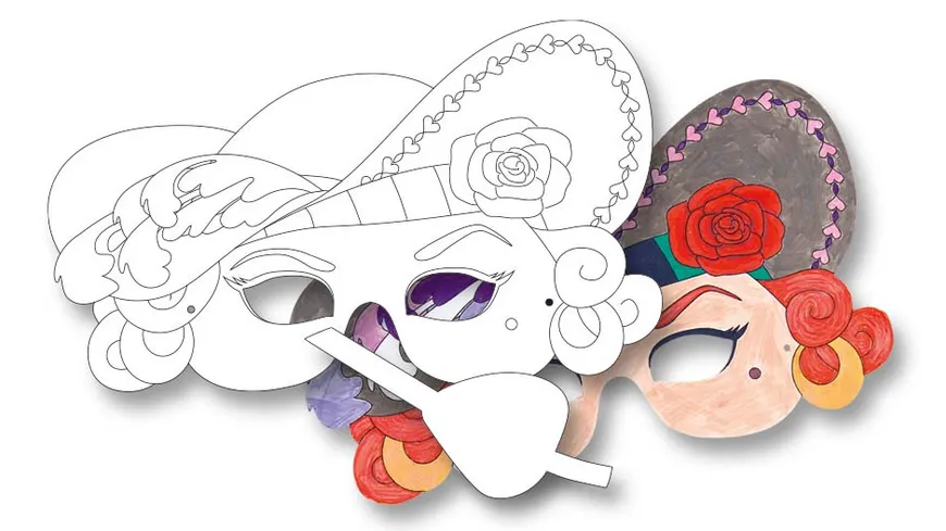 folia Kindermasken weiß