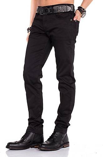 Cipo & Baxx Jeans mit schönem Gürtel in Straight Fit