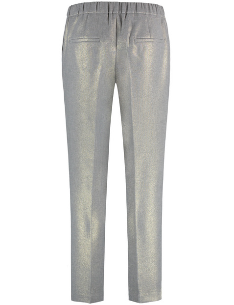 Schlupfhose mit Glitzerfinish