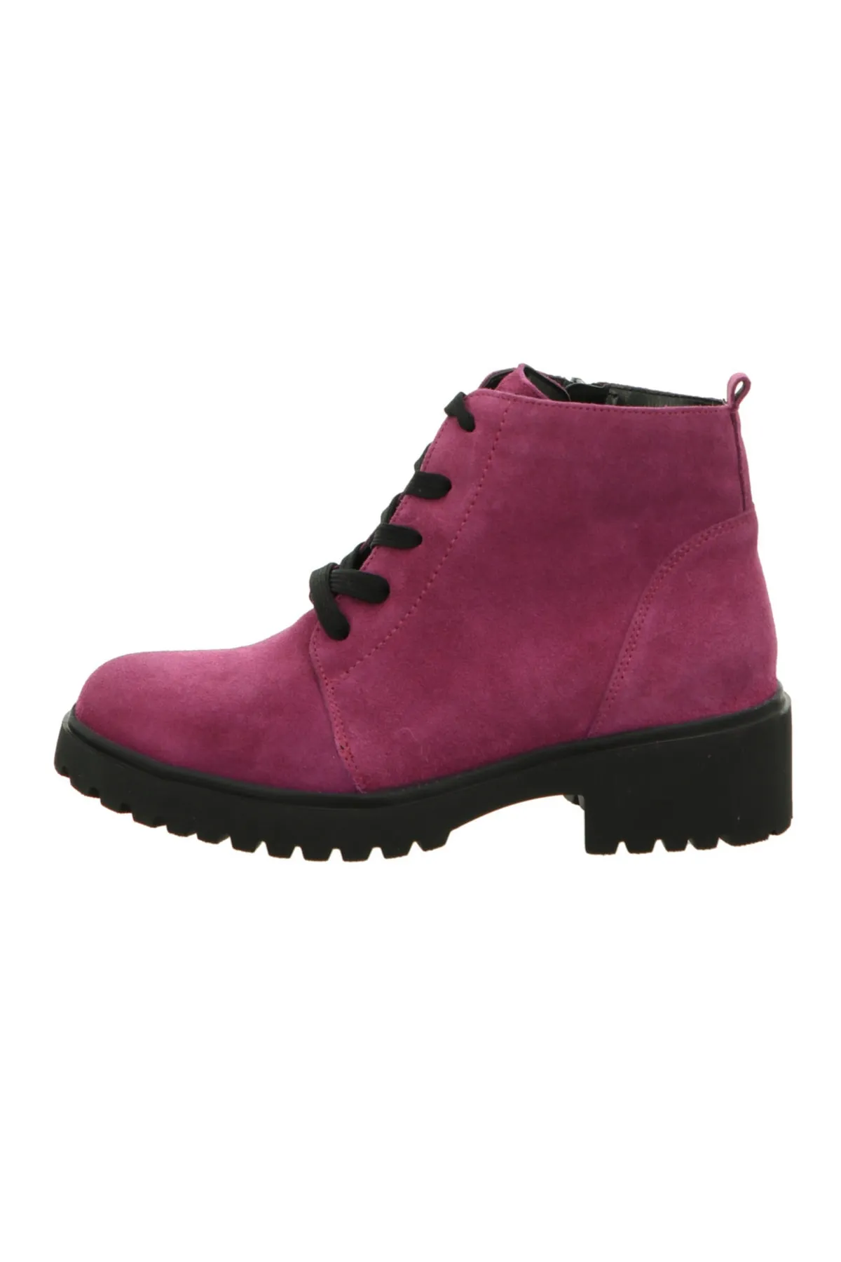 Waldläufer  Stiefelette - Lila - Flacher Absatz