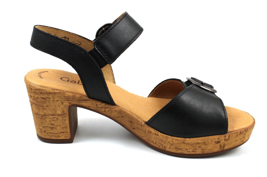 GABOR Klassische Sandalen schwarz