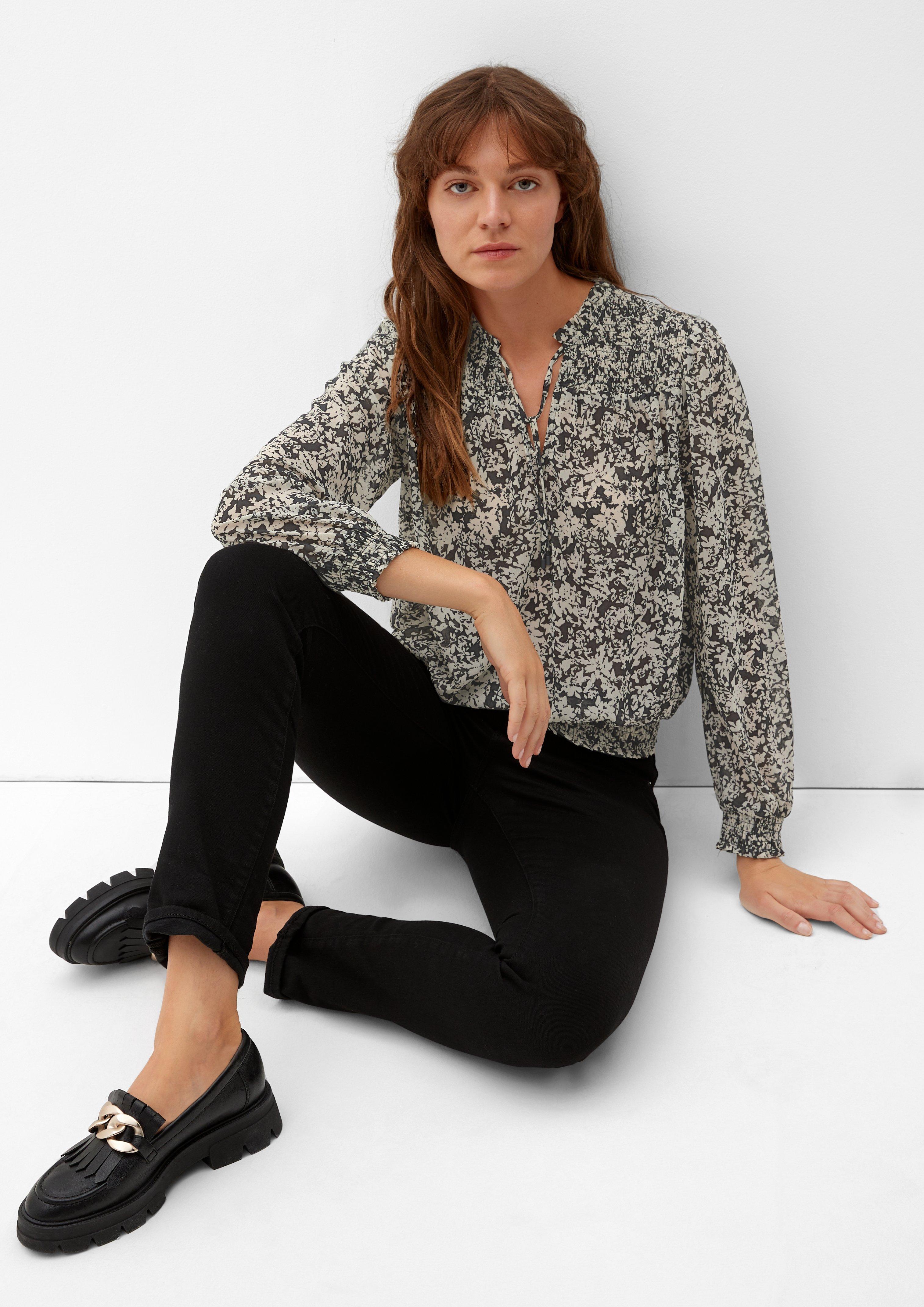 Bluse mit Smok-Details  2120536-59A1