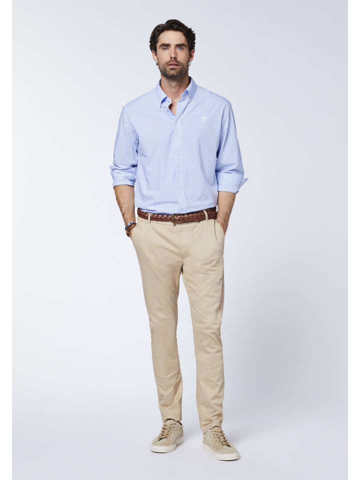 Polo Sylt Hemd in Blau günstig kaufen