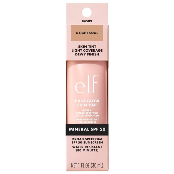 elf Halo Glow SPF50 6 világos, hűvös bőrtónusú árnyalat 30ml