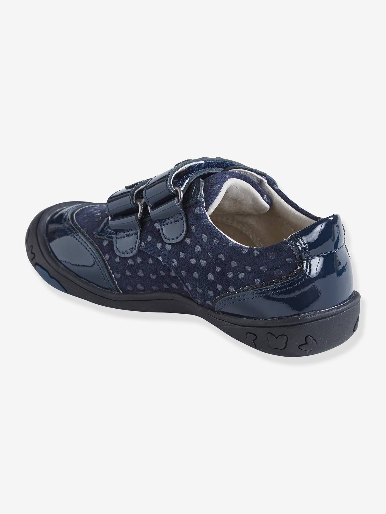 Derbies cuir fille collection maternelle marine