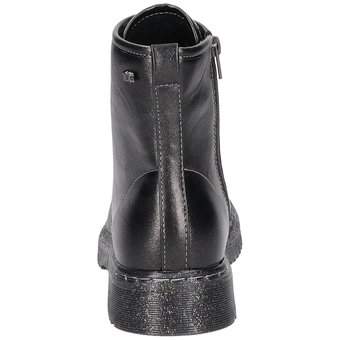 Barbarella Schnür Boots in schwarz