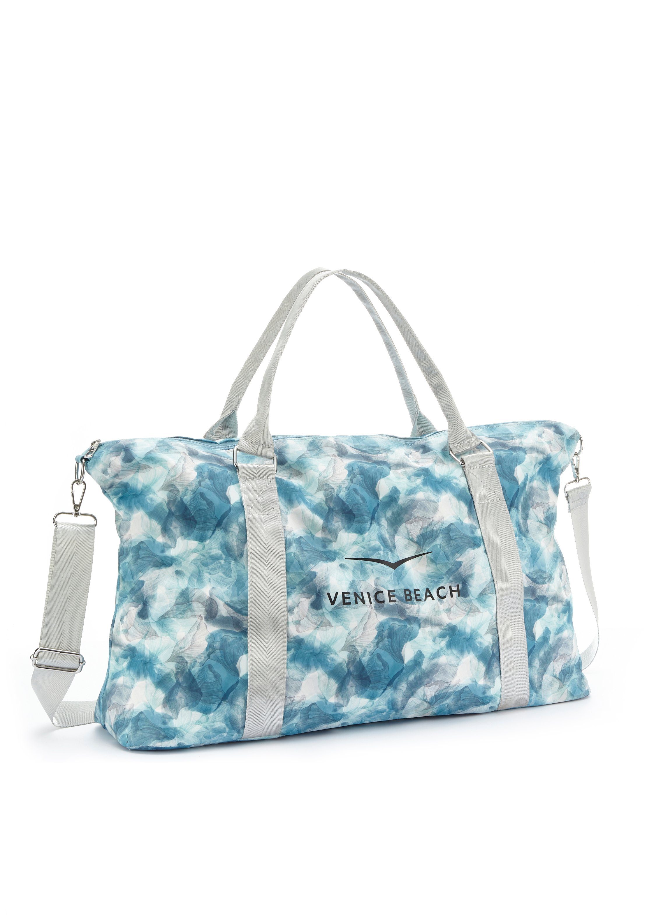 Venice Beach Sporttasche, große Umhängetasche, Weekender, Strandtasche mit Druck VEGAN