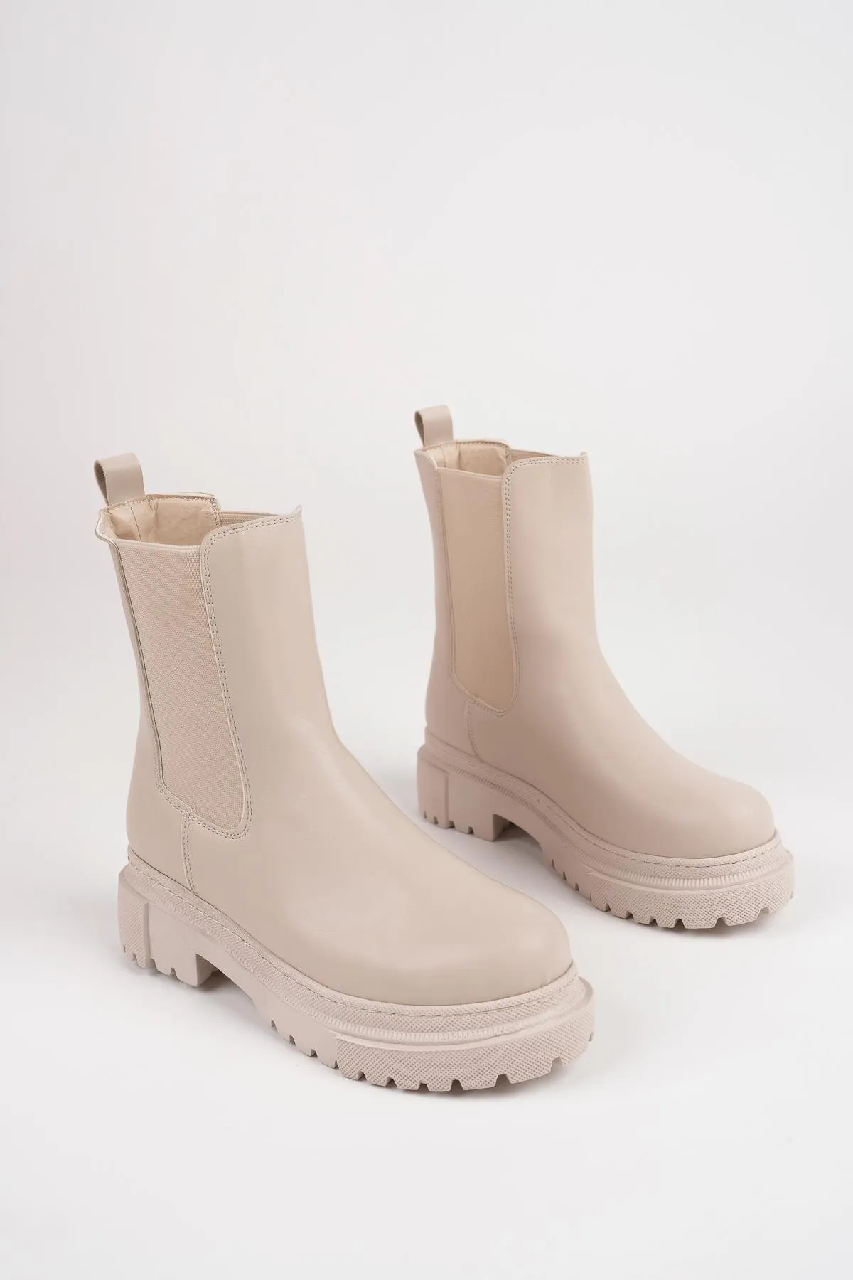 MUGGO  Venessa garantierte Damenstiefel mit dicker Sohle