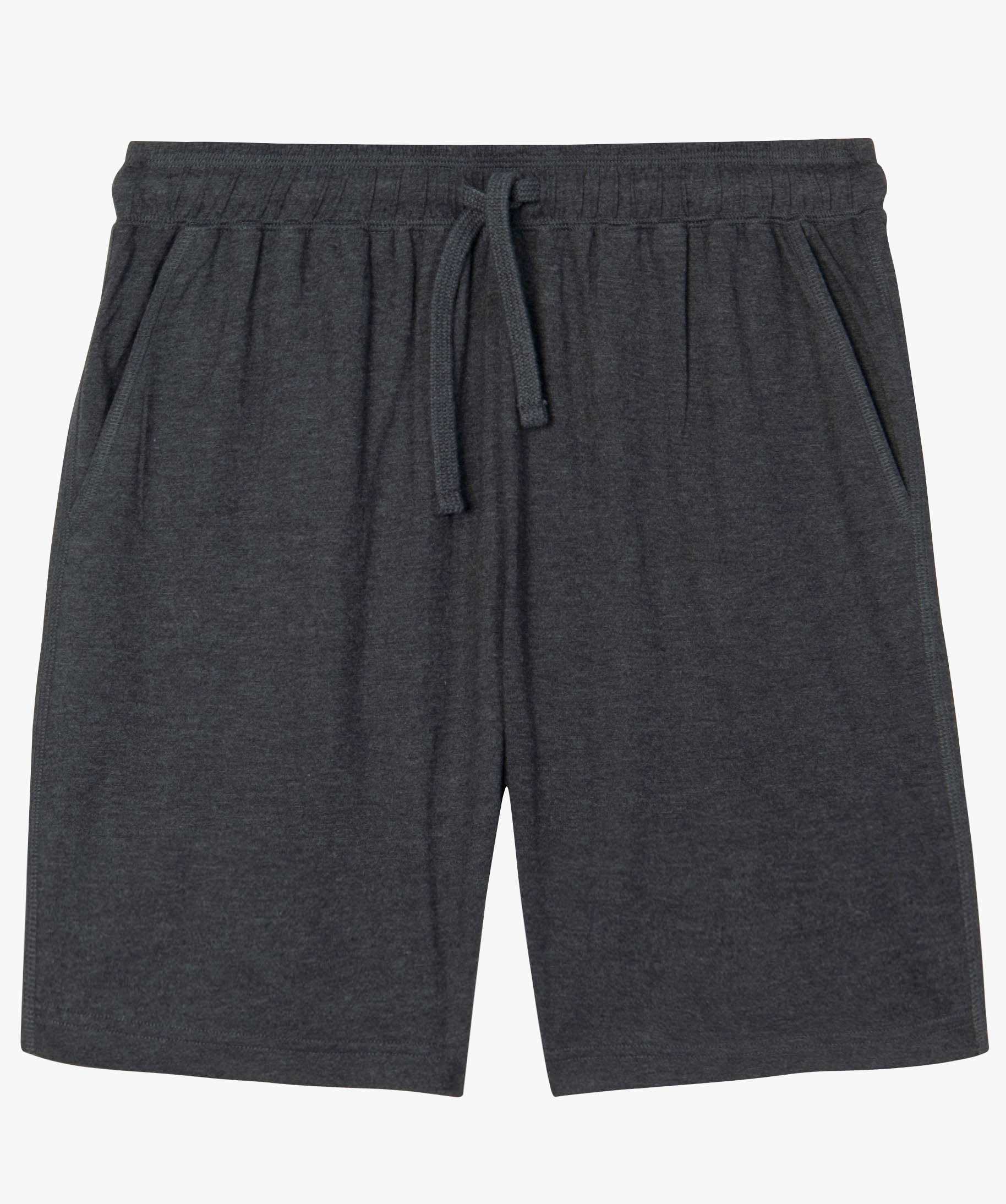 Short de pyjama homme en jersey à taille élastiquée gris fonce | GEMO