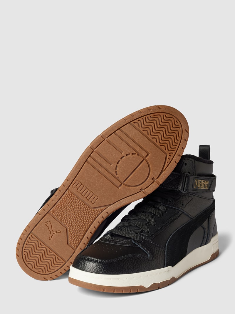 Sneaker mit Label-Details Modell 'GAME' in schwarz
