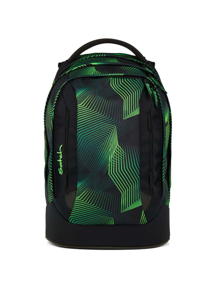 Satch Pack Schulrucksack Seismic Green 2025 in schwarz-grün günstig kaufen onesize