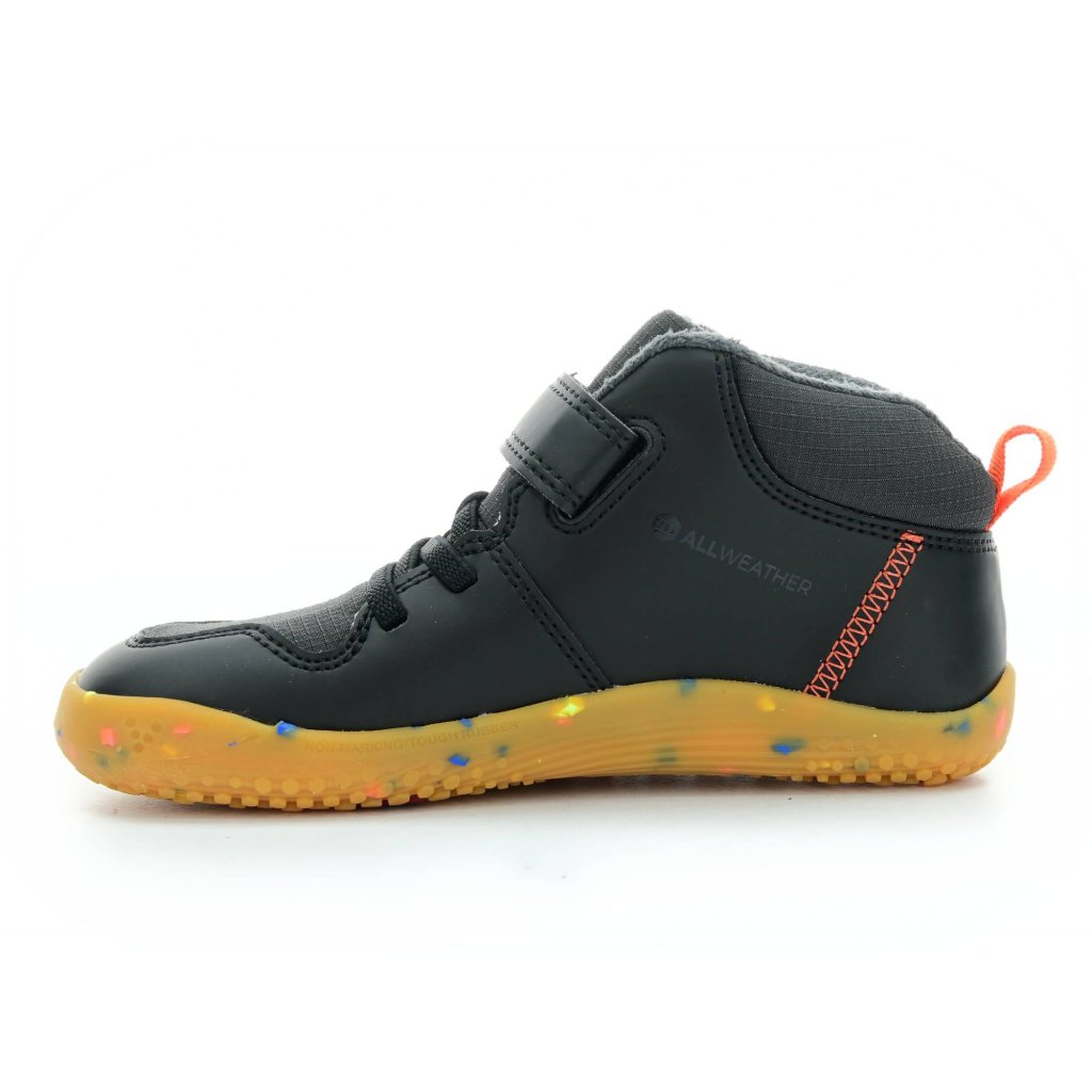 Vivobarefoot Primus Ludo Hi Obsidian Barfuß-Stiefeletten