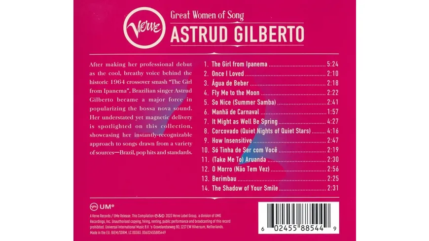 Great Women of Song: Astrud Gilberto
