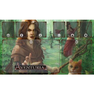 Aventuria Spielmatte Bornische Katzenhexe