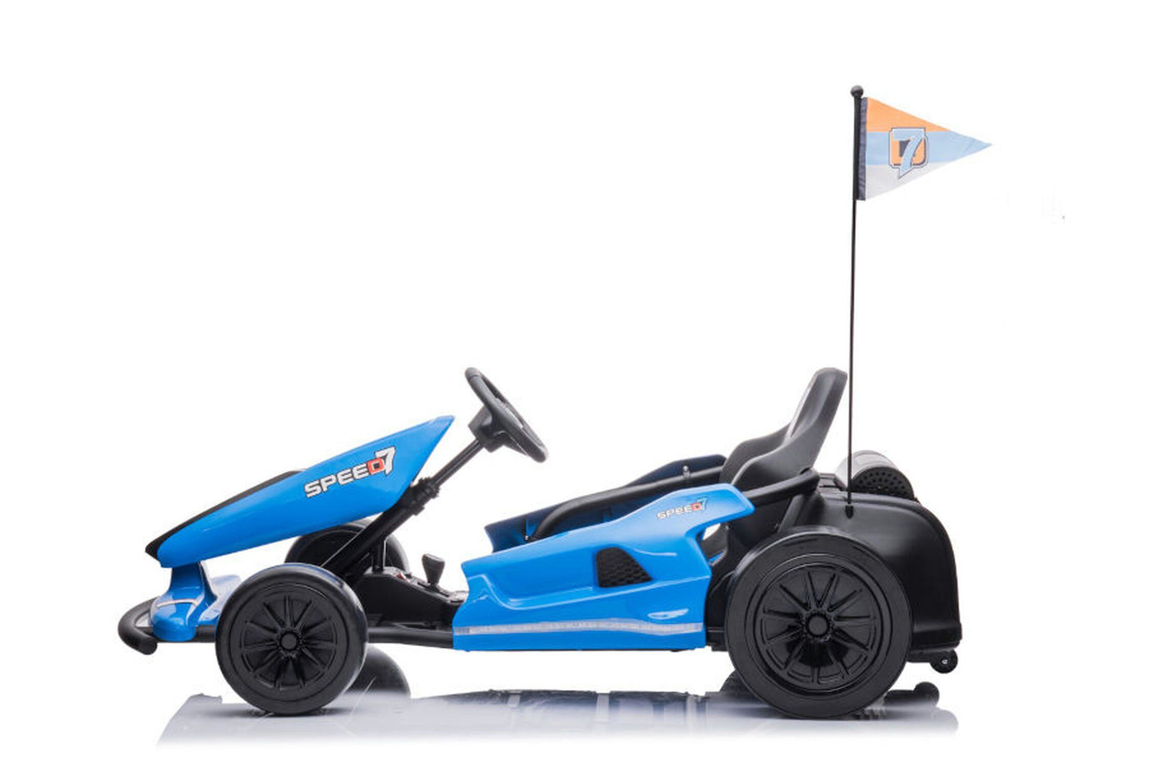 TPFLiving electric children's quad eDrift car - battery: 2 x 12 volts/7Ah, load capacity 60 kg, children's car - electric car - electric go-kart