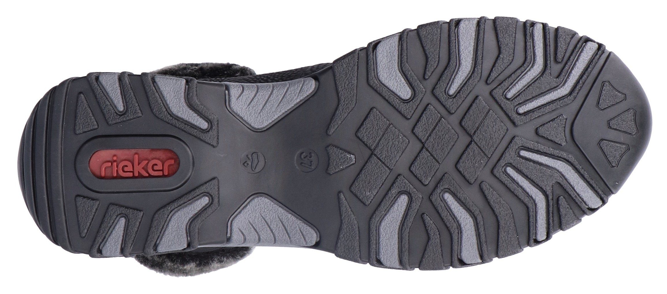 Rieker Winterboots mit Fellimitatkragen