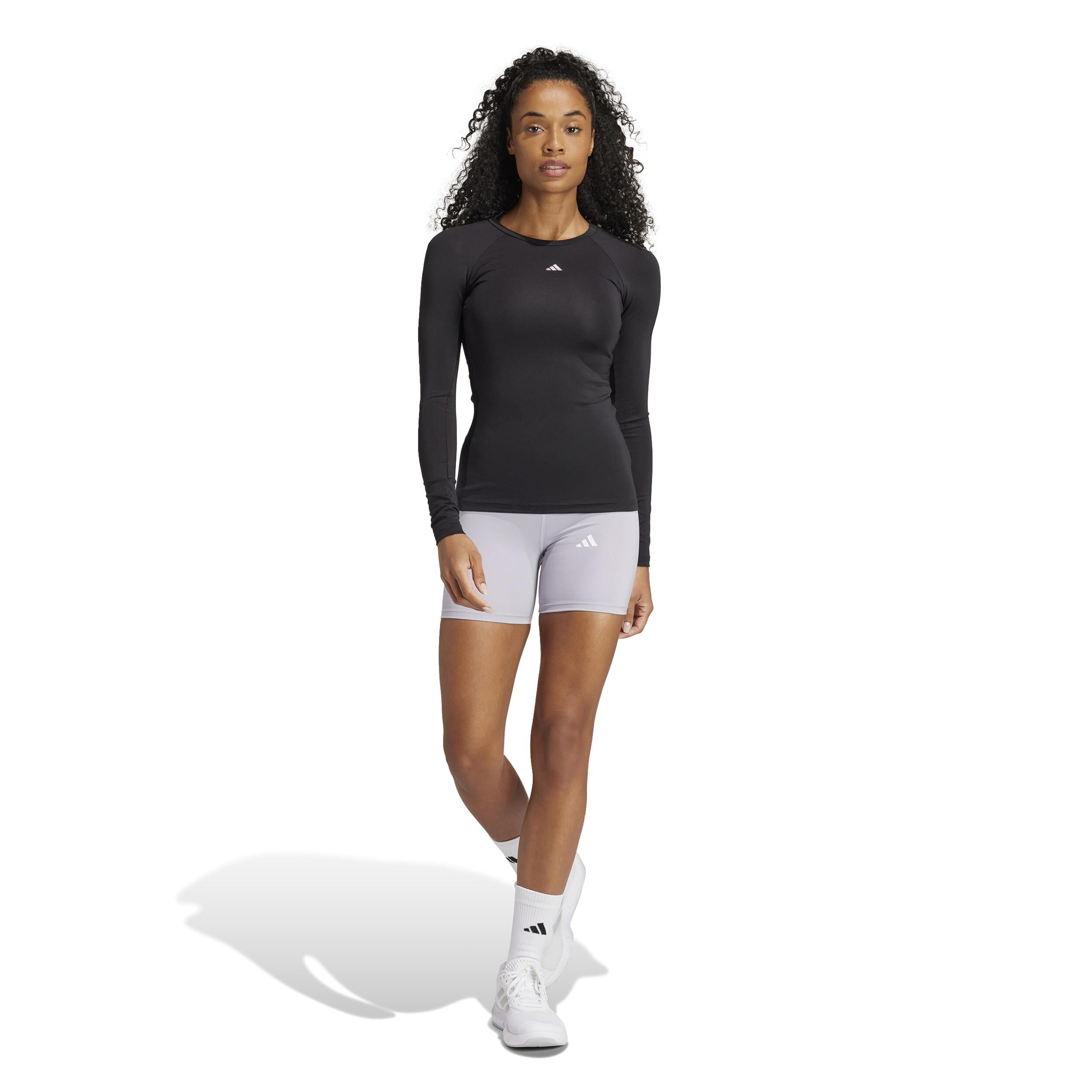 Tech-Fit Longsleeve Damen - Schwarz