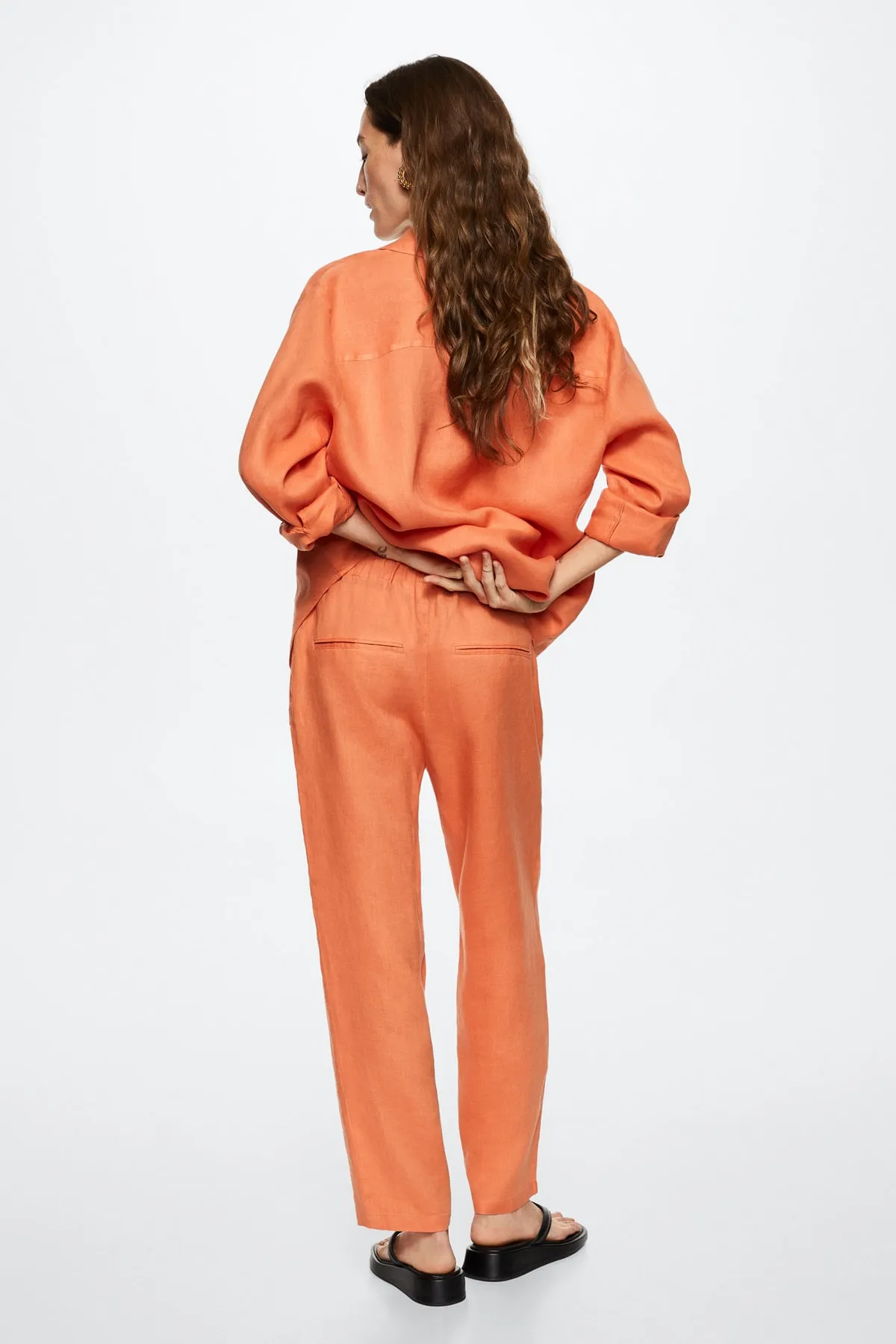 MANGO  Orange Damenhose 27067105
