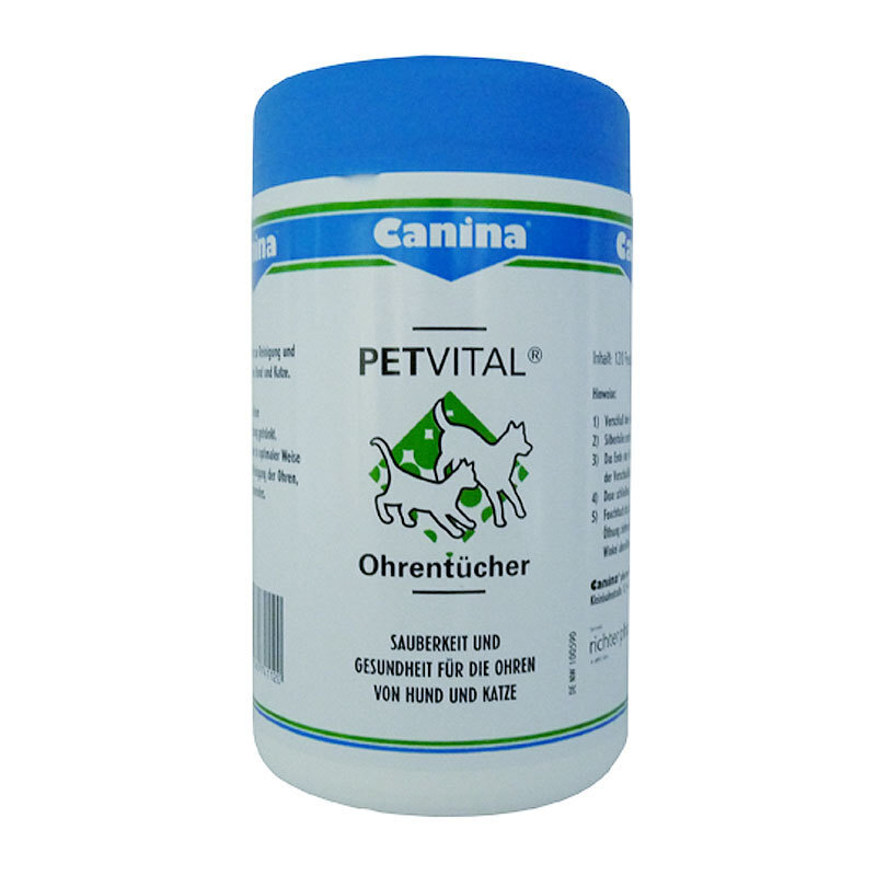 Canina Augen- & Ohrenpflege Canina Petvital Ohrentücher 120 Stk